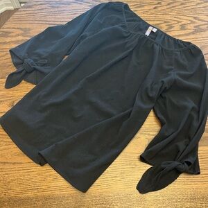Black dressy shirt size large